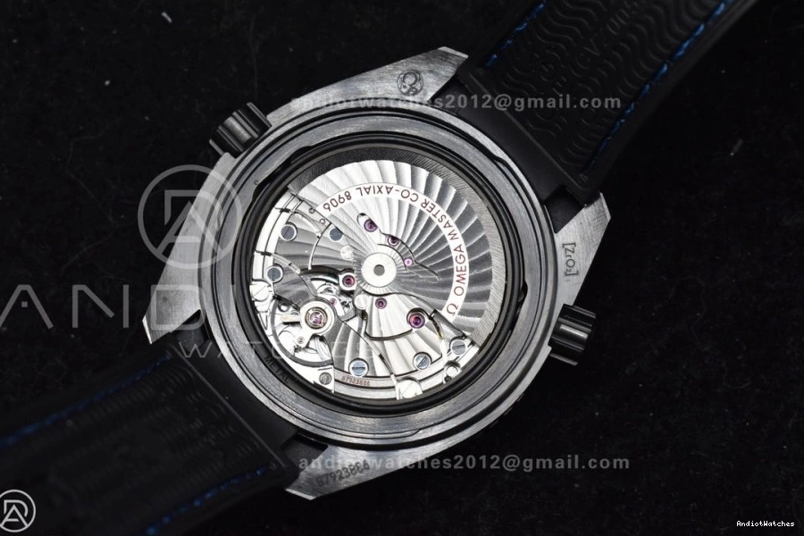 Planet on 1:1 HighQuality Black 45.5mm 1023 A8906 Black Deep Ocean Clone Strap Super Blue Ceramic Edition VSF Best Real Nylon 0704